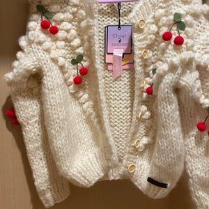 Cloud Season Cherry Cardigan